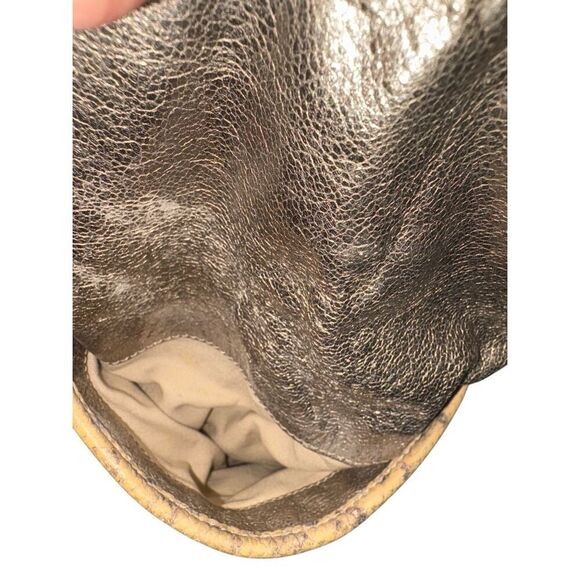 Tory Burch Metallic Leather Tote Bag - Picture 5 of 16